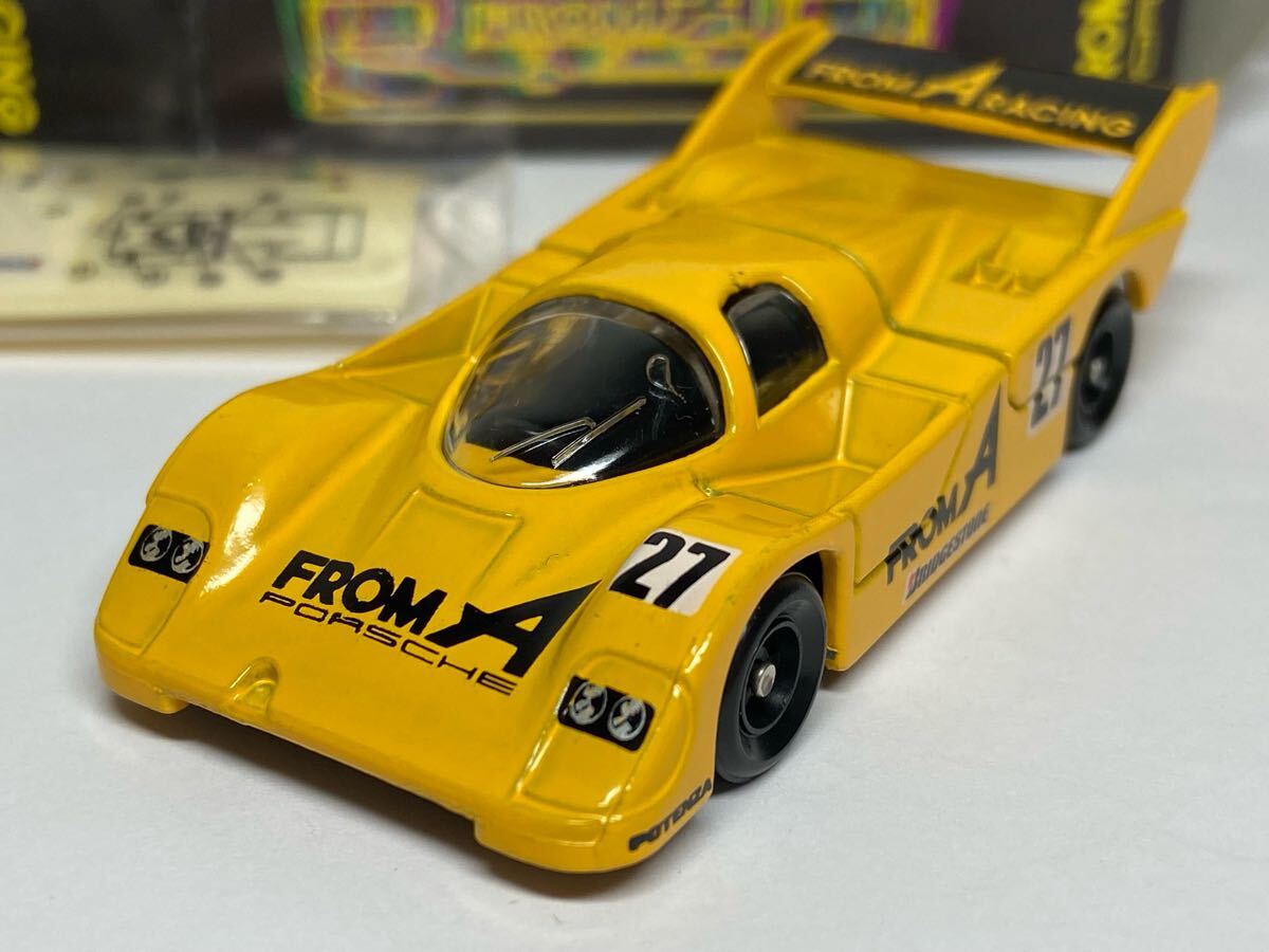 トミカ FROM RACING ポルシェ962C 956 日本製 アド特注 トミカ ポルシェ962C アイアイアド特注 日本製 FROM A RACING