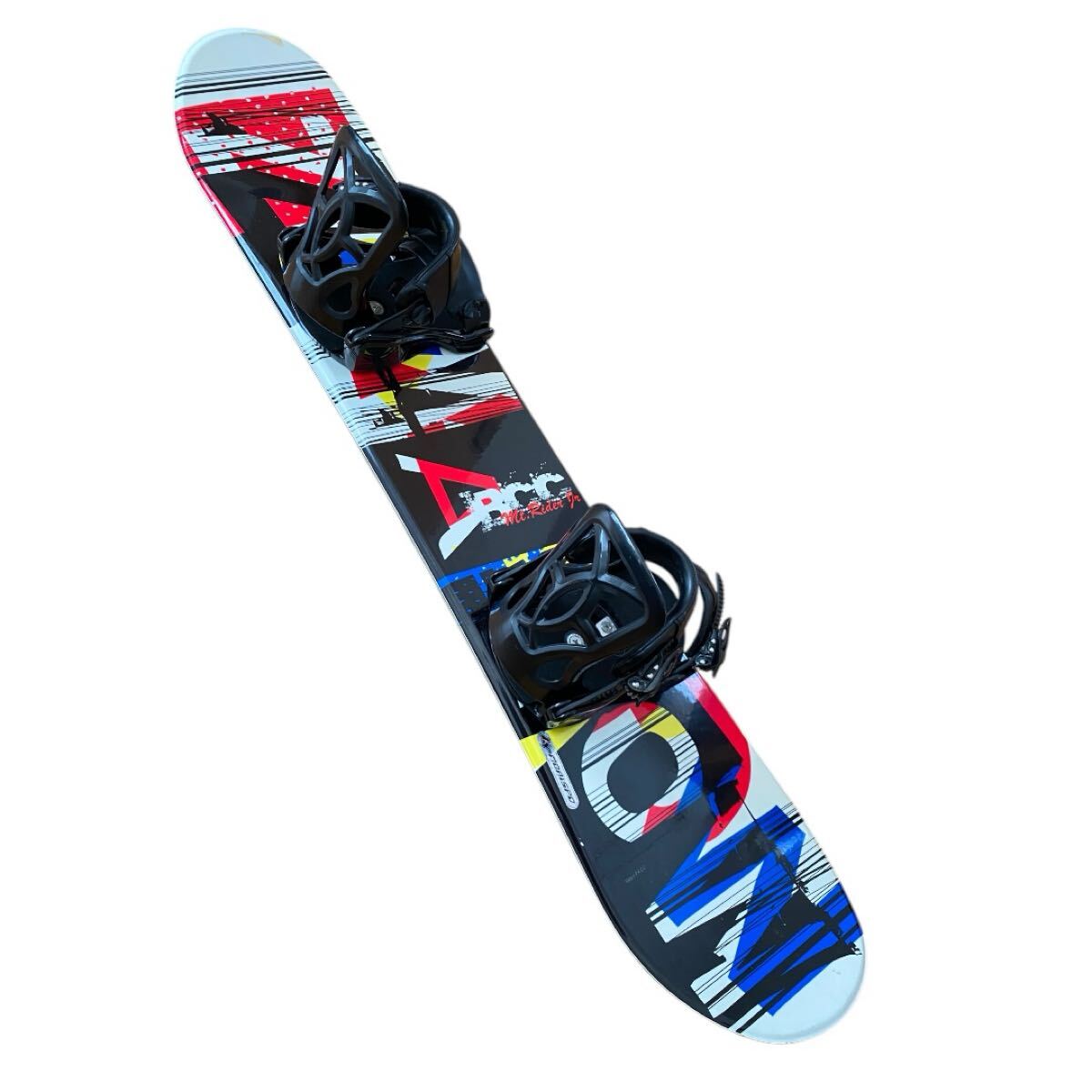 美品　ZUMA 110cm キッズ　ロッカーボード　スノーボード　ビンディング付き　匿名配送