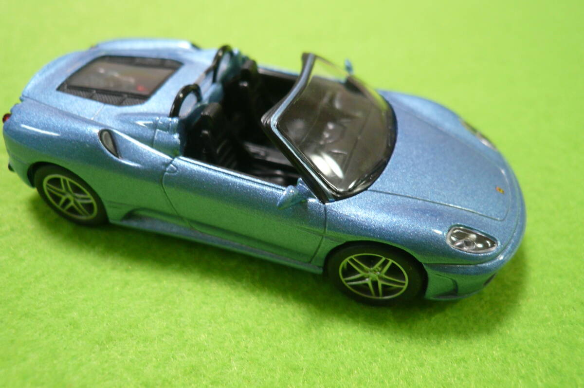 【新品】京商1/64 ミニカーコレクション★フェラーリ F430 Spider ☆ ブルーメタリック