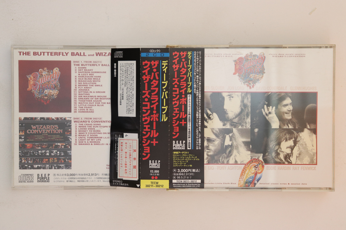 2discs CD Roger Glover, Eddie Hardin Butterfly Ball And Wizards Convention TECW302112PROMO DEEP PURPLE OVERSEAS プロモ /00220 2discs CD Roger Glover， Eddie Hardin Butterfly Ball And