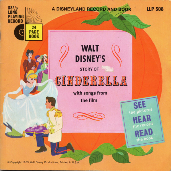  рис 7 Various Walt Disneys Story Of Cinderella LLP308 Disneyland, Disneyland /00080