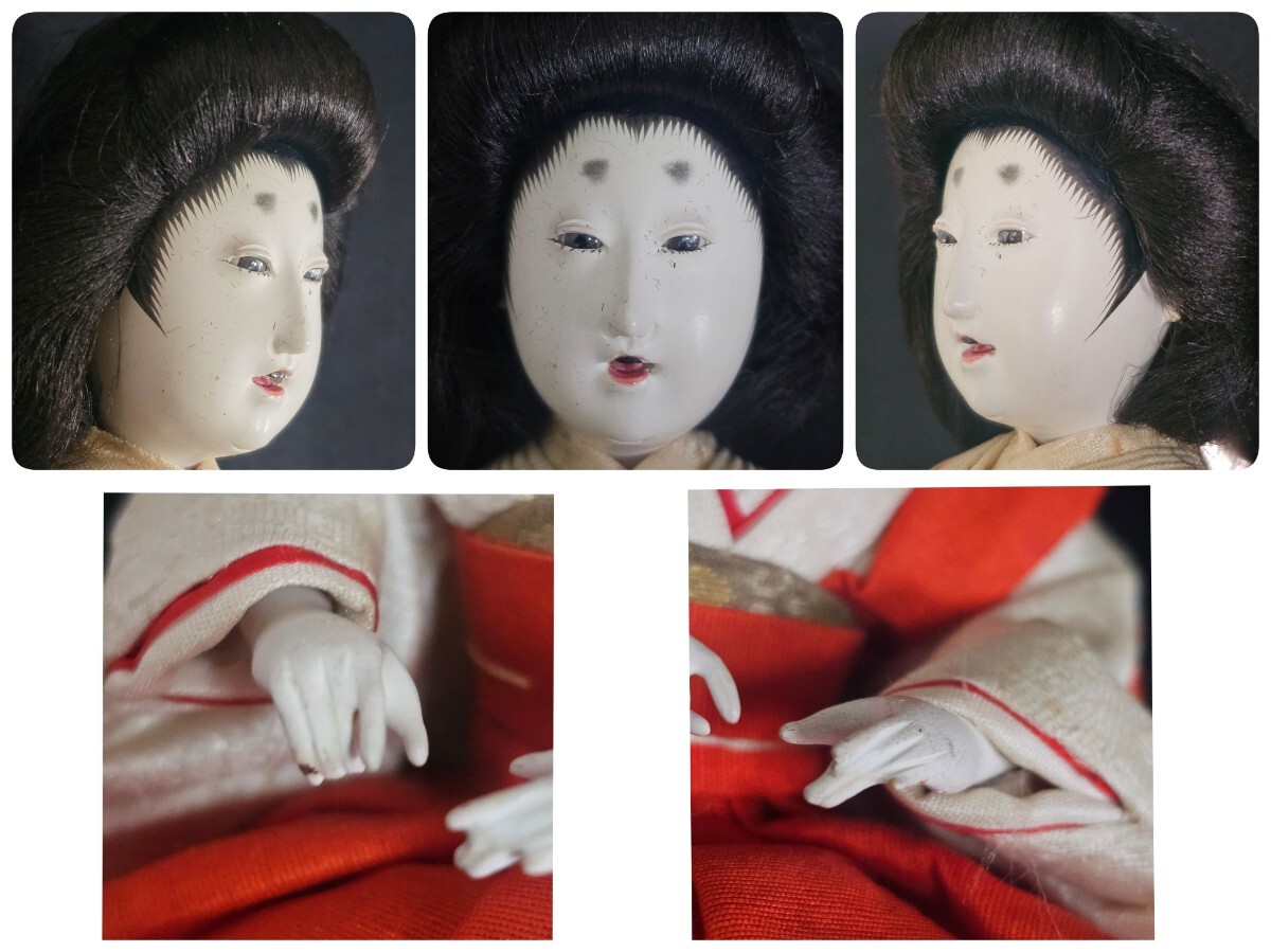 福井県旧家初荷 大極上 三人官女 江戸~明治期 京雛 京人形 日本 福井県旧家初荷 大極上 三人官女 江戸~明治期 京雛 京人形 日本