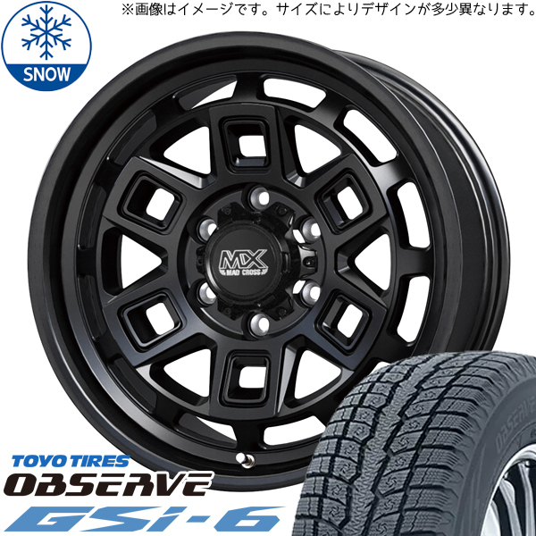 ハイエース 200系 215/70R16 スタッドレス | トーヨー オブザーブ GSI6 & アイヴァー 16インチ 6穴139.7