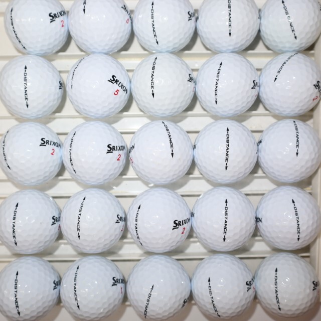Aランク 25個 2018～2021年モデル SRIXON DISTANCE 良品 ダンロップ スリクソン ディスタンス ロストボール 送料無料