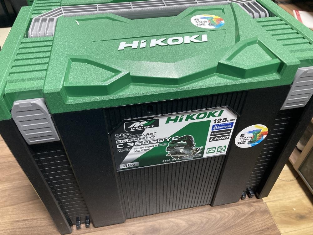 008●未使用品?即決価格●HiKOKI 125mmコードレスマルノコ C3605DYC(XPSZ)
