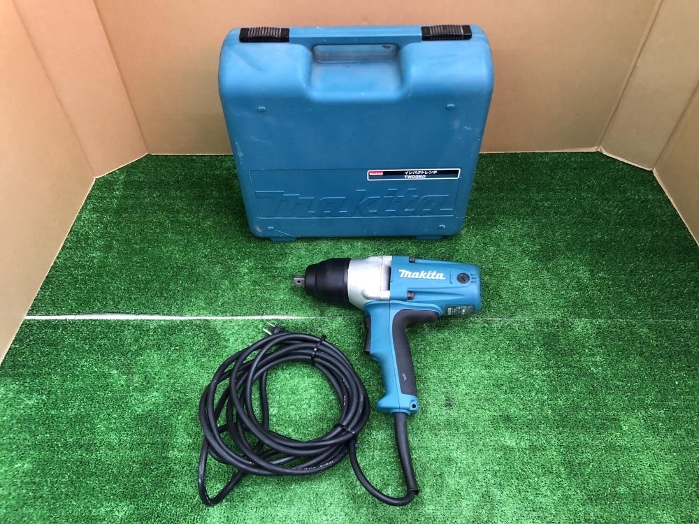 010# утиль # Makita makita ударный гайковерт TW0350 * motor выгорание Junk электризация только проверка 