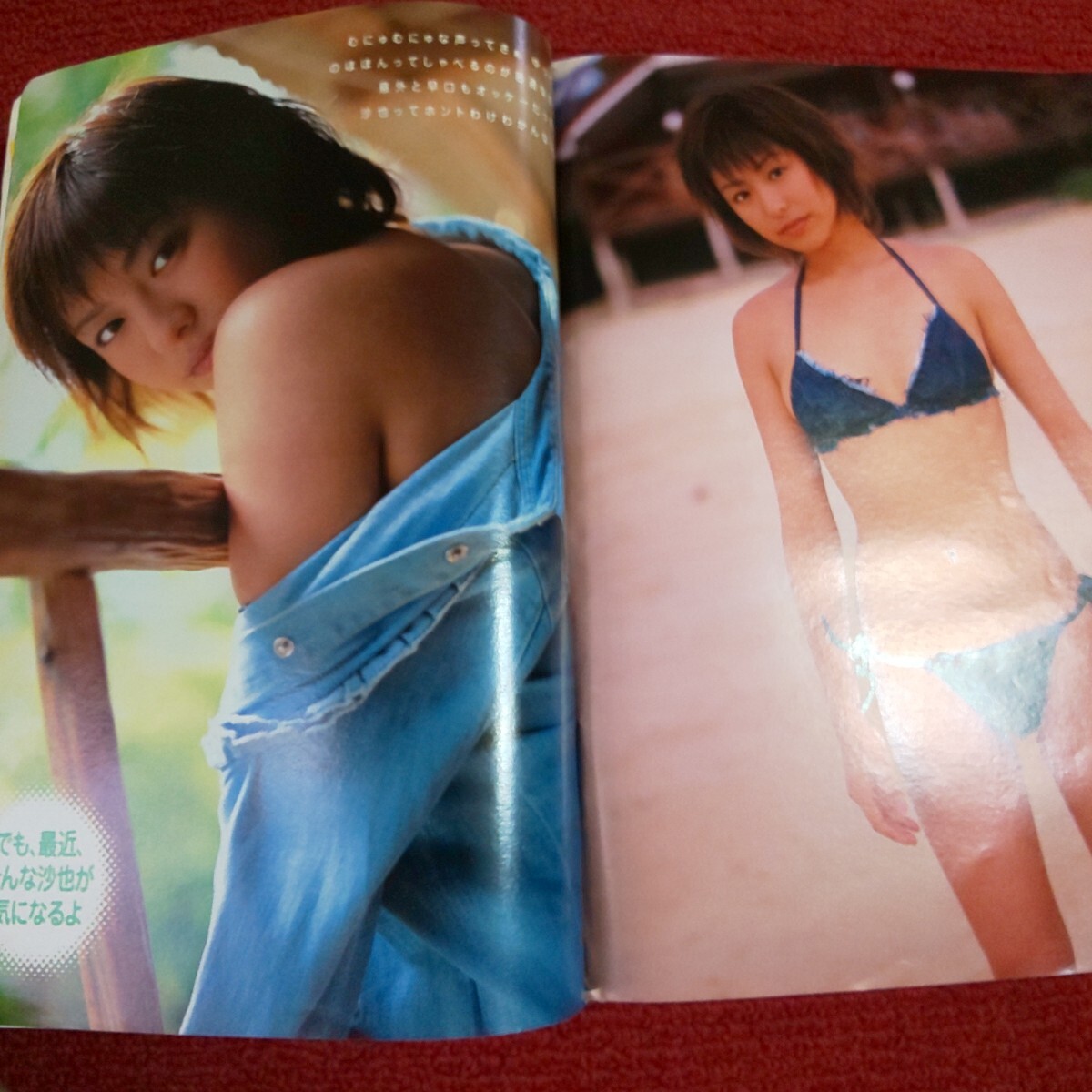 和希沙也 グラビア切抜き 週刊ヤングマガジン 2002年 No.1080