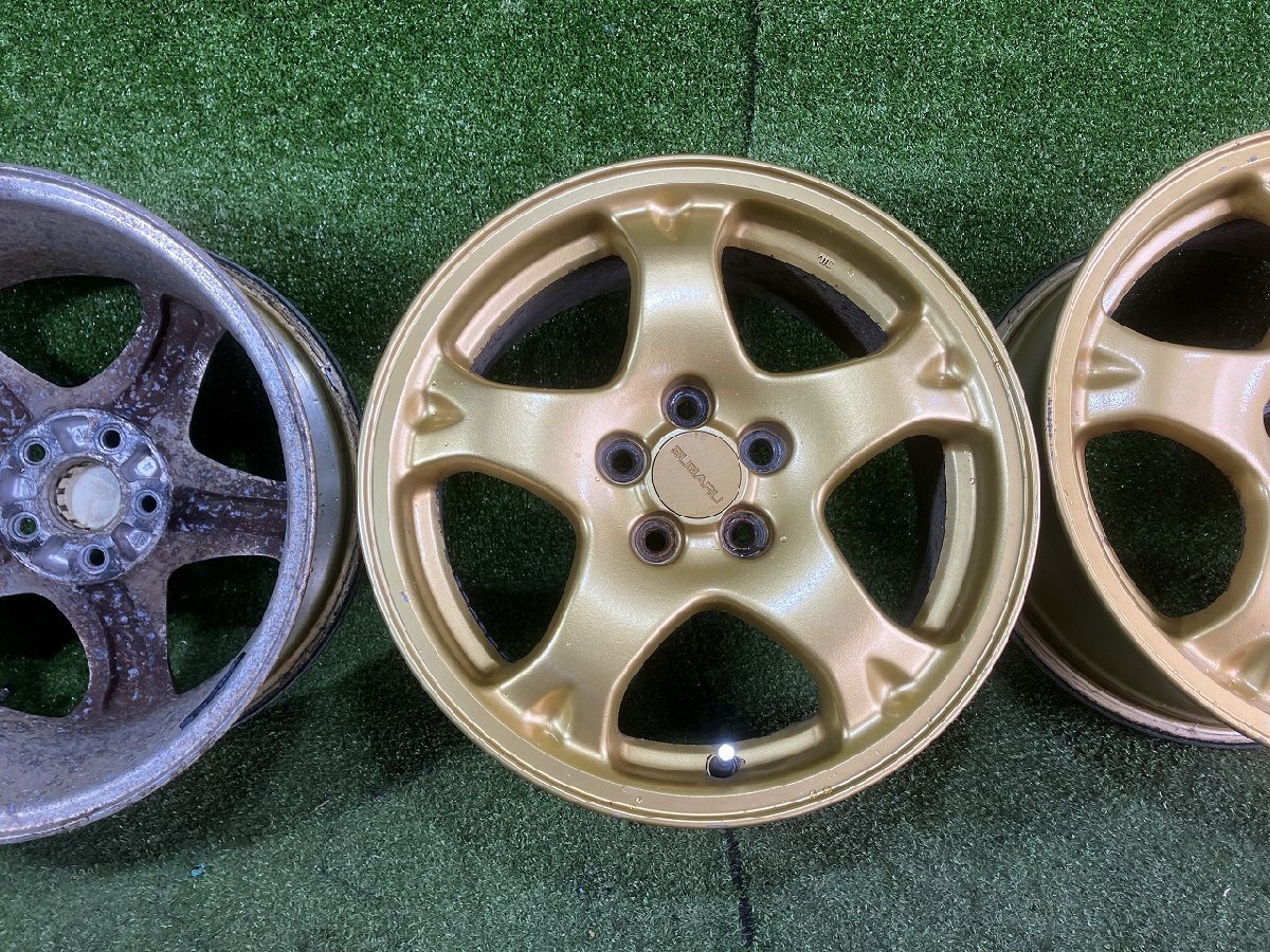 S управление 77387 H16 Impreza GGA]* Gold 16 -дюймовые колесные диски *7JJ +53 PCD100 5H