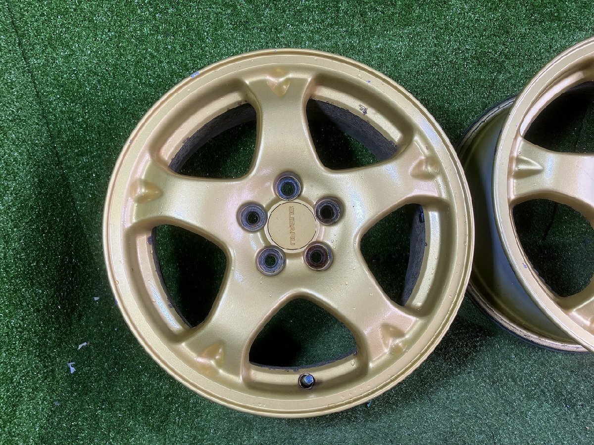 S управление 77387 H16 Impreza GGA]* Gold 16 -дюймовые колесные диски *7JJ +53 PCD100 5H