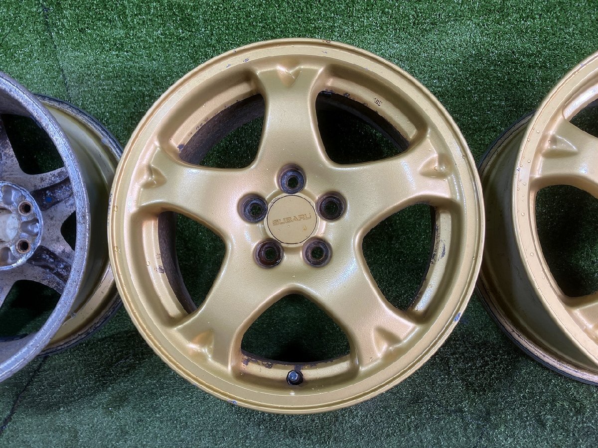S управление 77387 H16 Impreza GGA]* Gold 16 -дюймовые колесные диски *7JJ +53 PCD100 5H