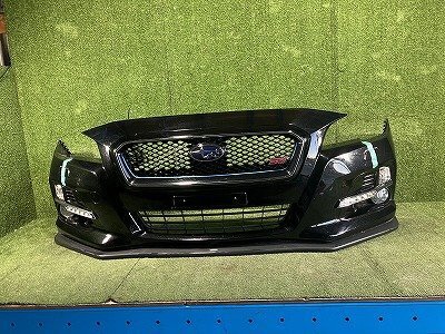 S管理77402 H26 レヴォーグ VMG】★ フロント バンパー STi リップスポイラー付き ★D4S クリスタルブラックシリカ