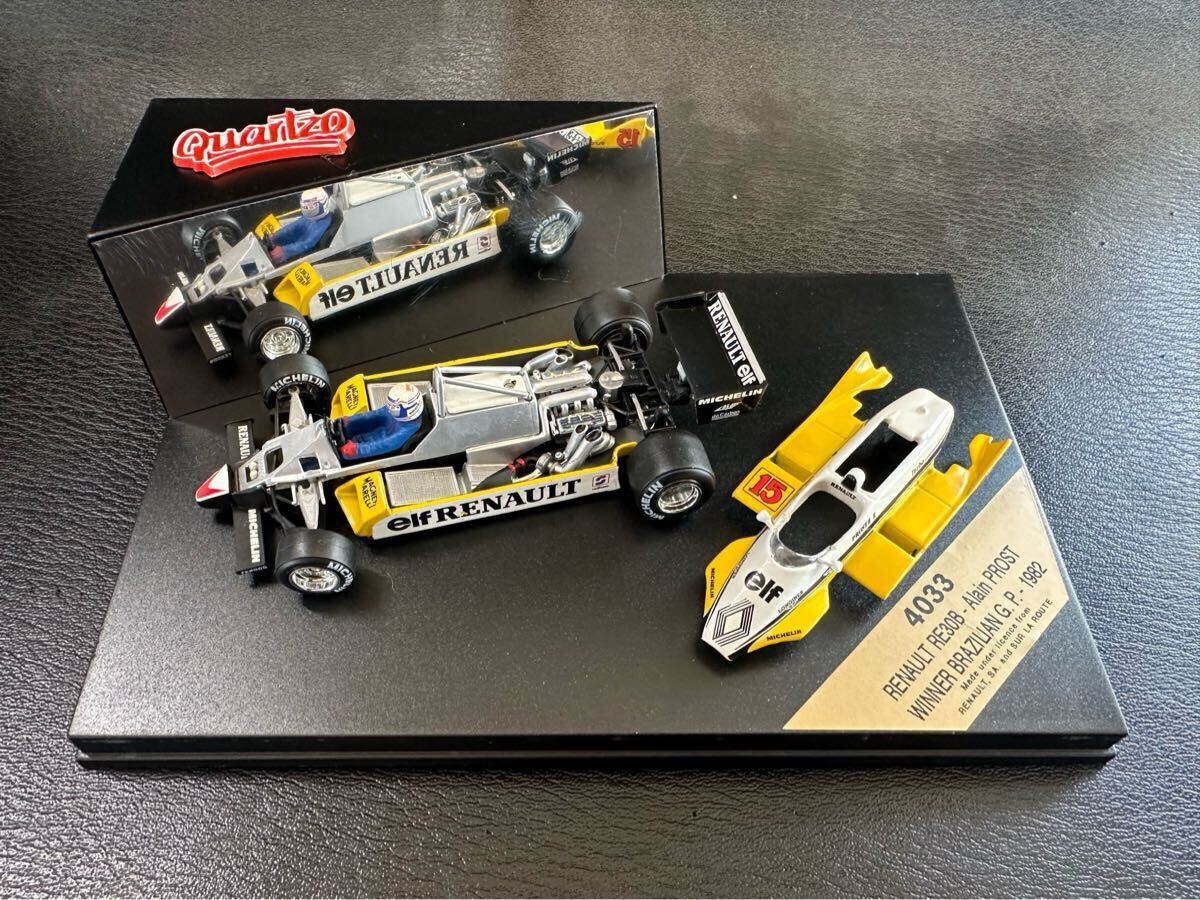 VITESSE Quartzo 1/43 ルノー RE30B A.プロスト WINNER BRAZILIAN GP 1982_画像2