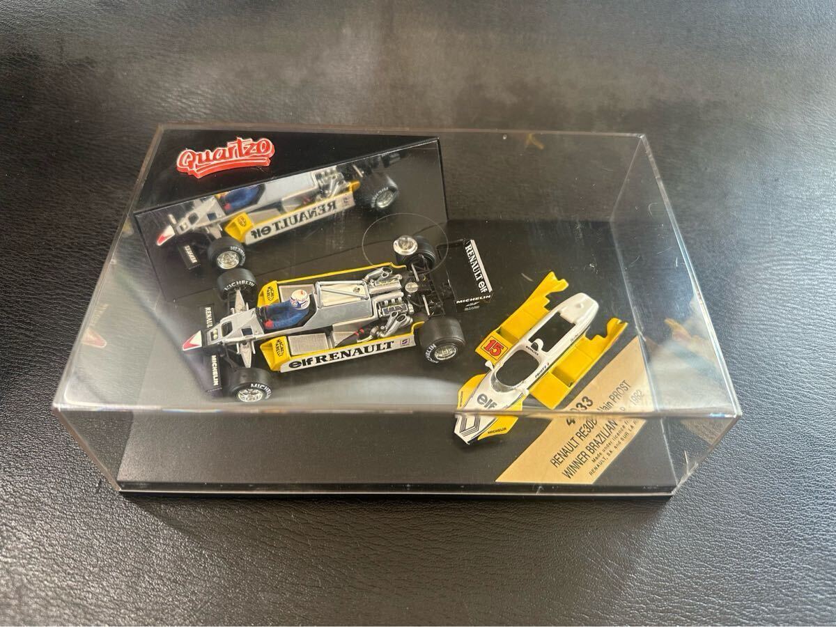 VITESSE Quartzo 1/43 ルノー RE30B A.プロスト WINNER BRAZILIAN GP 1982_画像10