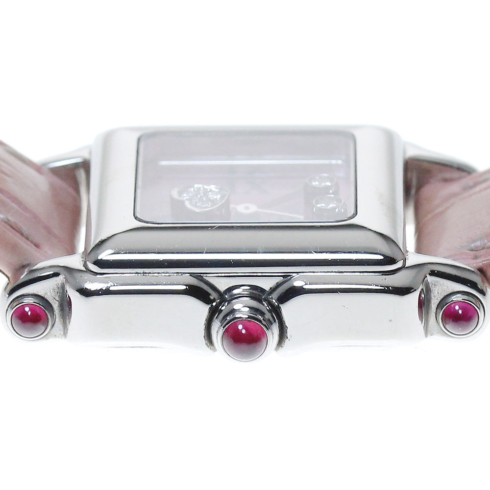 ショパール Chopard 27/8892-21 ハッピースポーツ 3Pダイヤ クォーツ レディース _867844