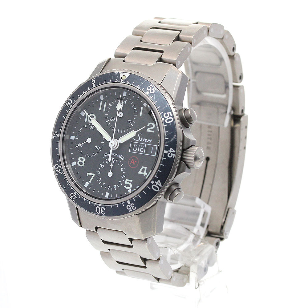 ジン Sinn 103.TI.AR デイデイト クロノグラフ 自動巻き メンズ _867314