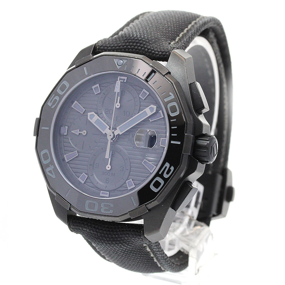 タグホイヤー TAG HEUER CAY218B アクアレーサー ブラックファントム キャリバー16 自動巻き メンズ メーカーOH済み_847458【ev20】_画像2