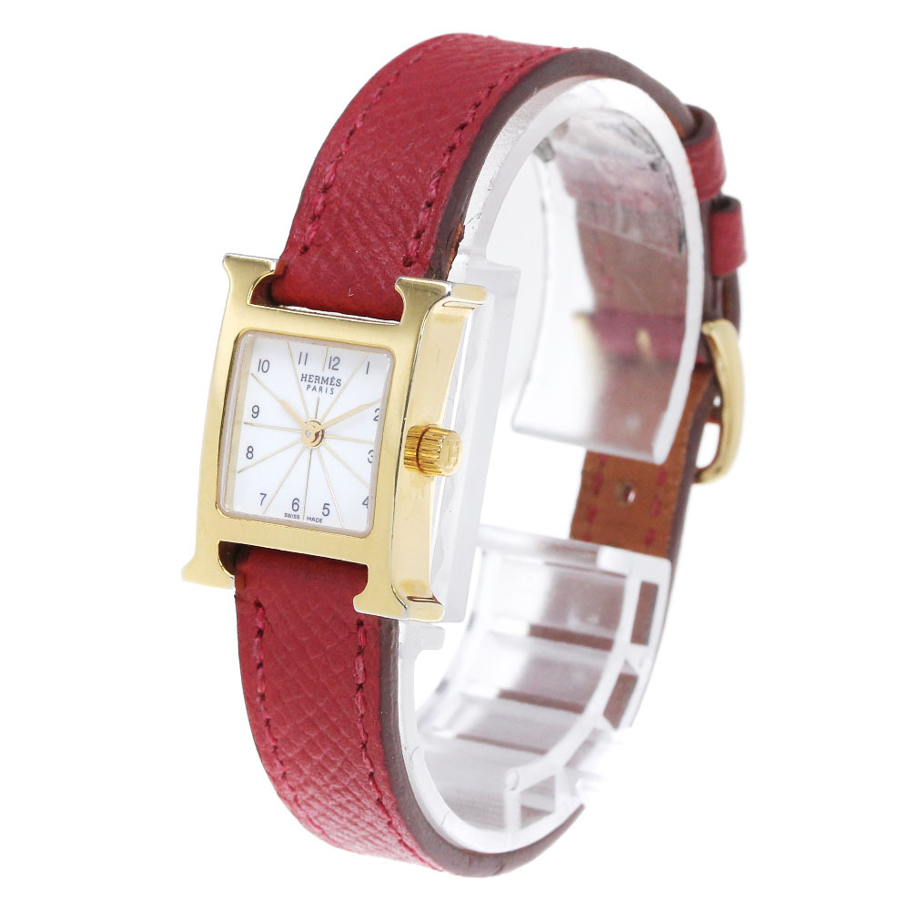 エルメス HERMES HH1.101 Hウォッチ ミニ クォーツ レディース 箱?保証書(shū)付き_870604