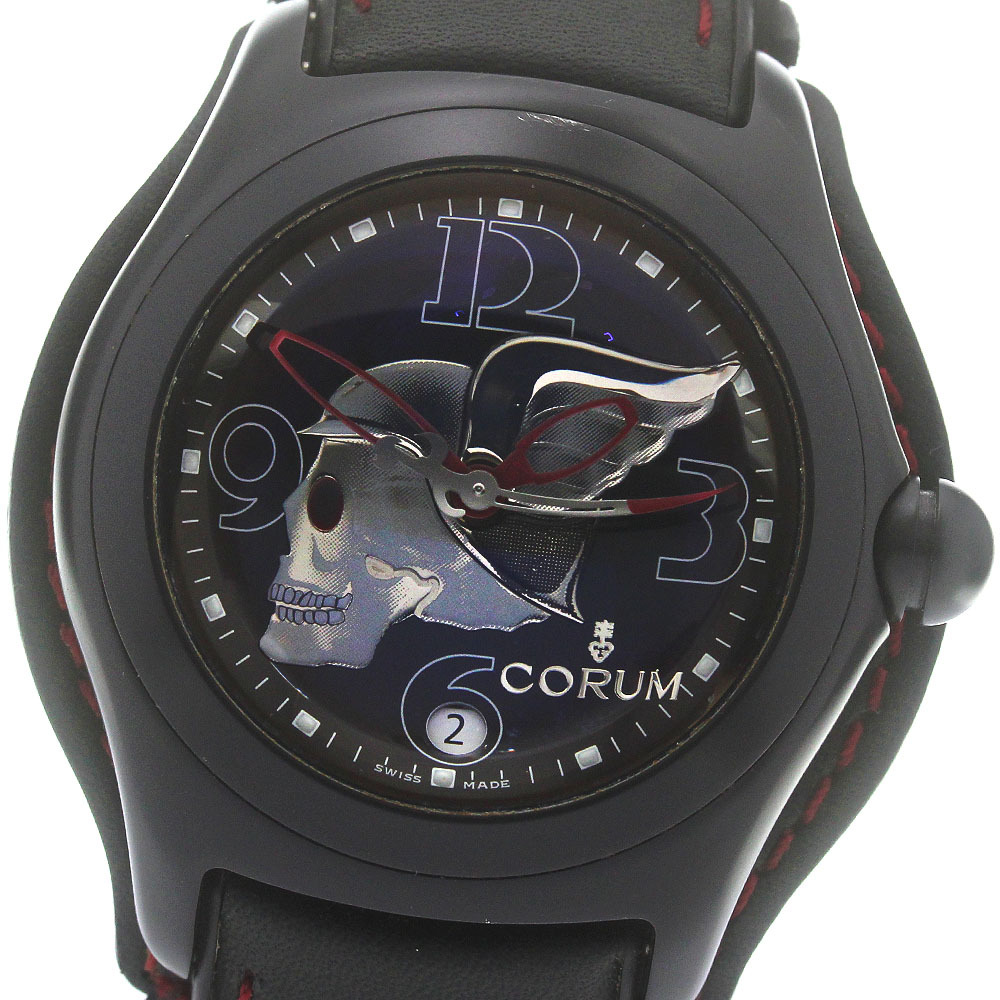  есть перевод Corum CORUM 082.150.45 Bubble Night Flyer мир 999шт.@ ограничение самозаводящиеся часы мужской коробка * с гарантией ._870838