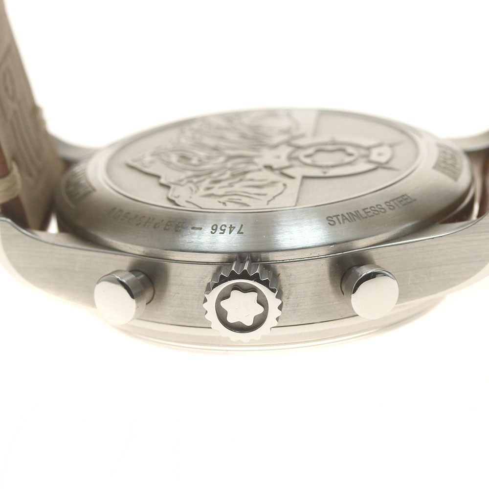 モンブラン MONTBLANC 117836 1858 クロノグラフ 自動(dòng)巻き メンズ 良品 箱?保証書付き_870721