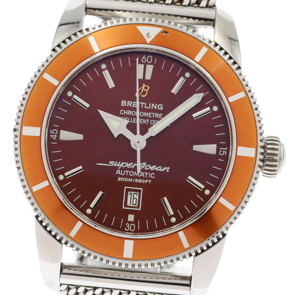 ブライトリング BREITLING A17320 スーパーオーシャン ヘリテージ46 デイト 自動(dòng)巻き メンズ 保証書付き_872774