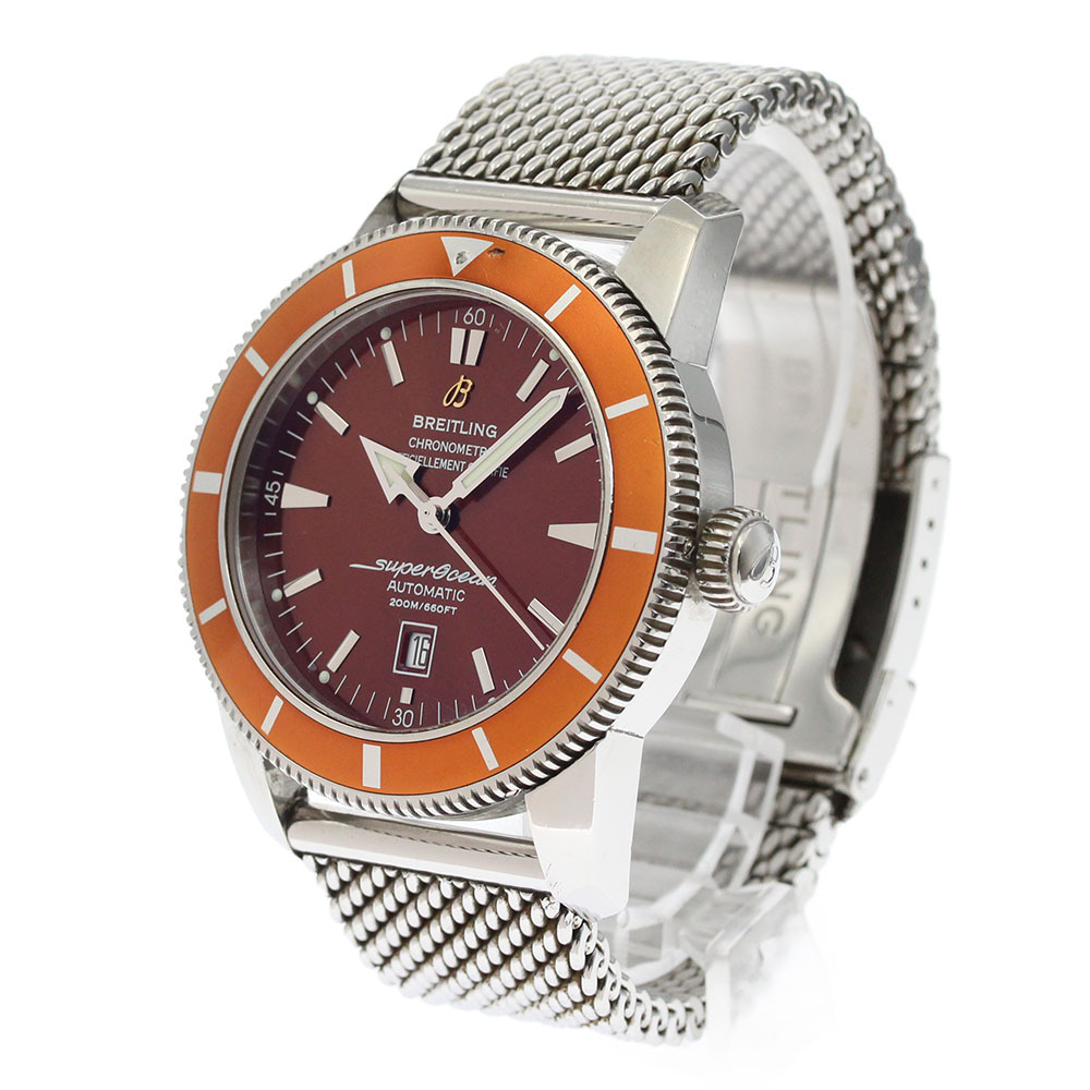 ブライトリング BREITLING A17320 スーパーオーシャン ヘリテージ46 デイト 自動(dòng)巻き メンズ 保証書付き_872774