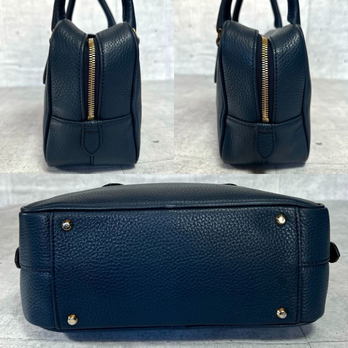 良品 WAKO ワコウ 銀座 和光 WSシリーズ シボ革 ブルーグレー 良品 WAKO ワコウ 銀座 和光 WSシリーズ シボ革 ブルーグレー