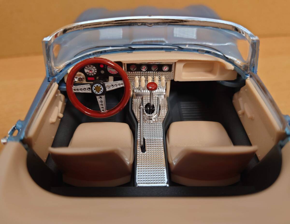 1/18 Jaguar E модель кабриолет 1961 голубой JaguarE-type Maisto производства литье под давлением производства миникар 