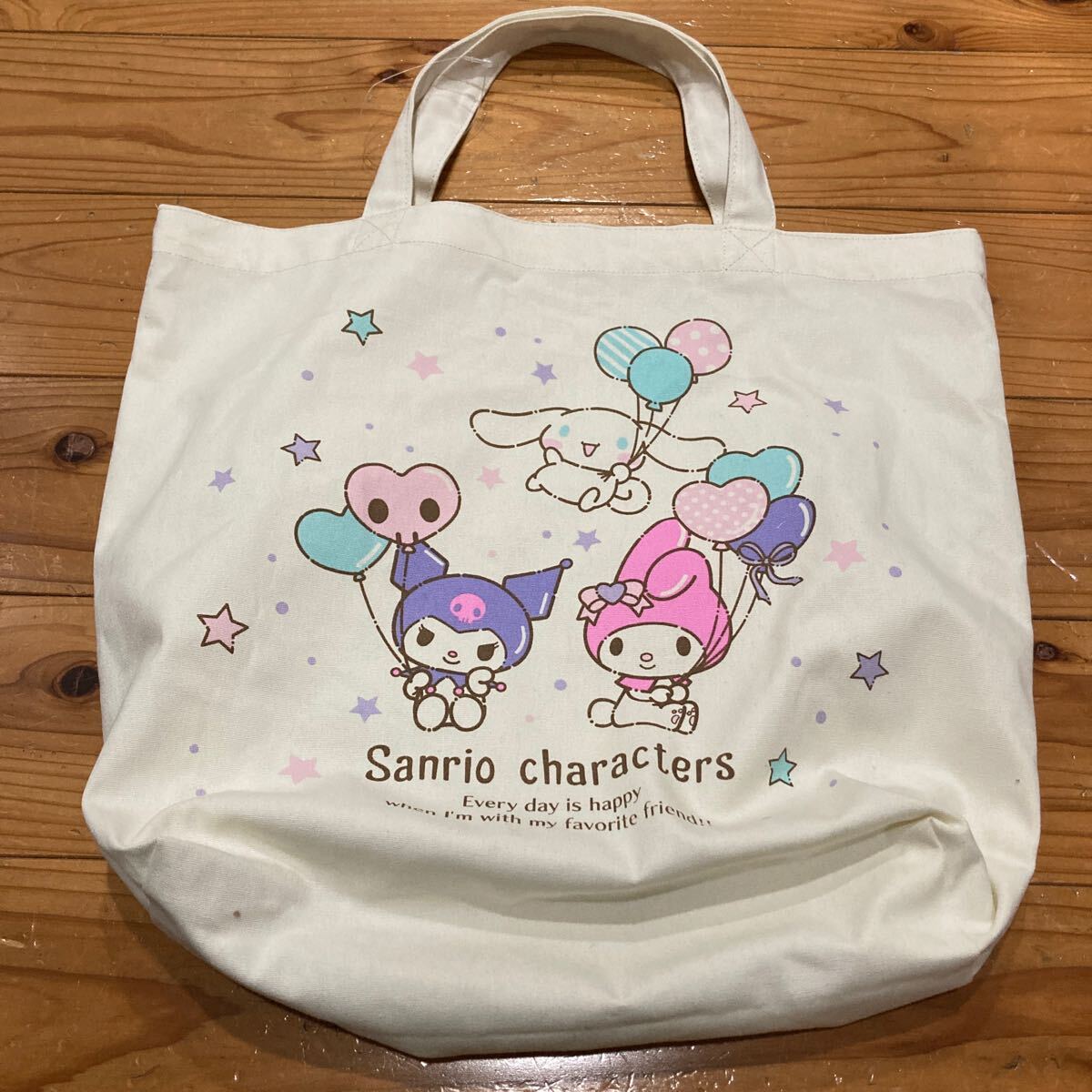 新品未使用　即決　送料無(wú)料? サンリオキャラクターズ　トートバッグ　エコバッグ