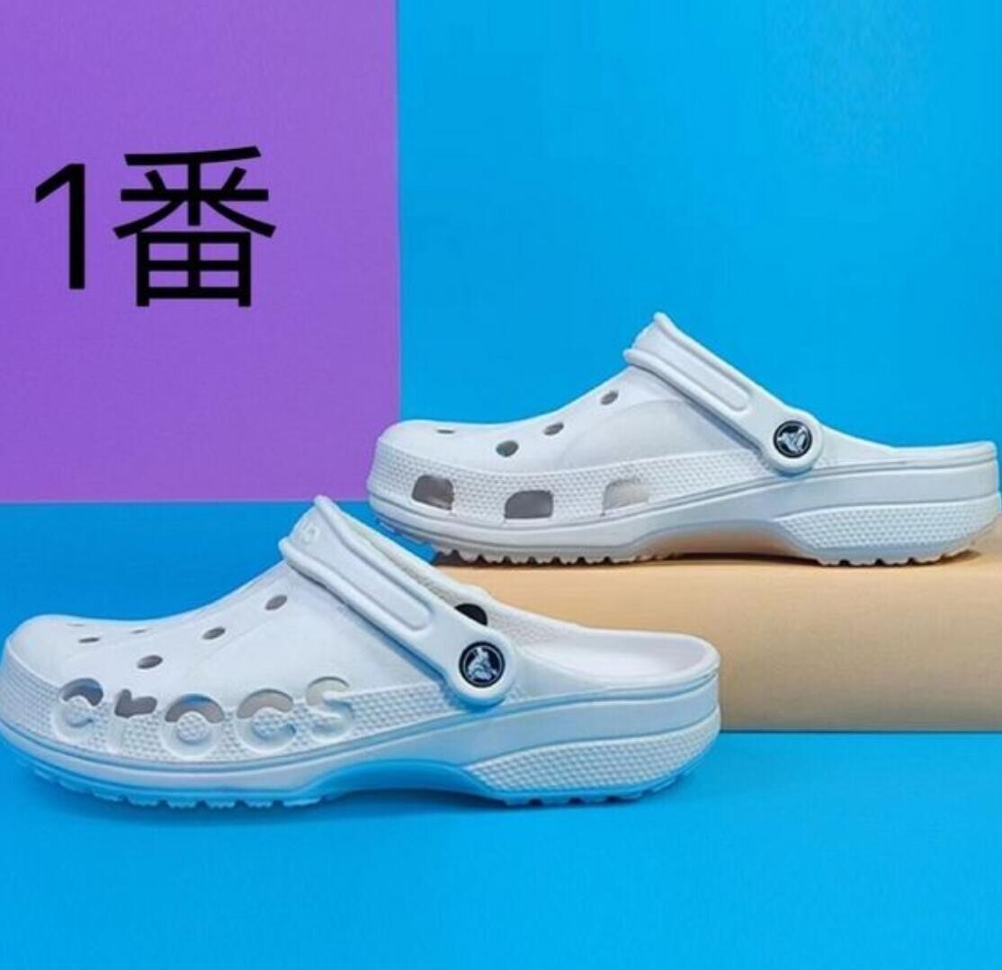 01 激レア crocs クロックス バヤバンド クロッグ カジュアル サンダル 男女兼用 スポーツサンダル ビーチサンダル M5/37