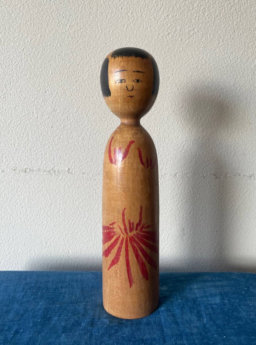 C554 こけし　希少品　小椋久太郎　レアだるま型　伝統こけし　日本人形 C554 こけし 希少品 小椋久太郎 レアだるま型 伝統こけし 日本人形