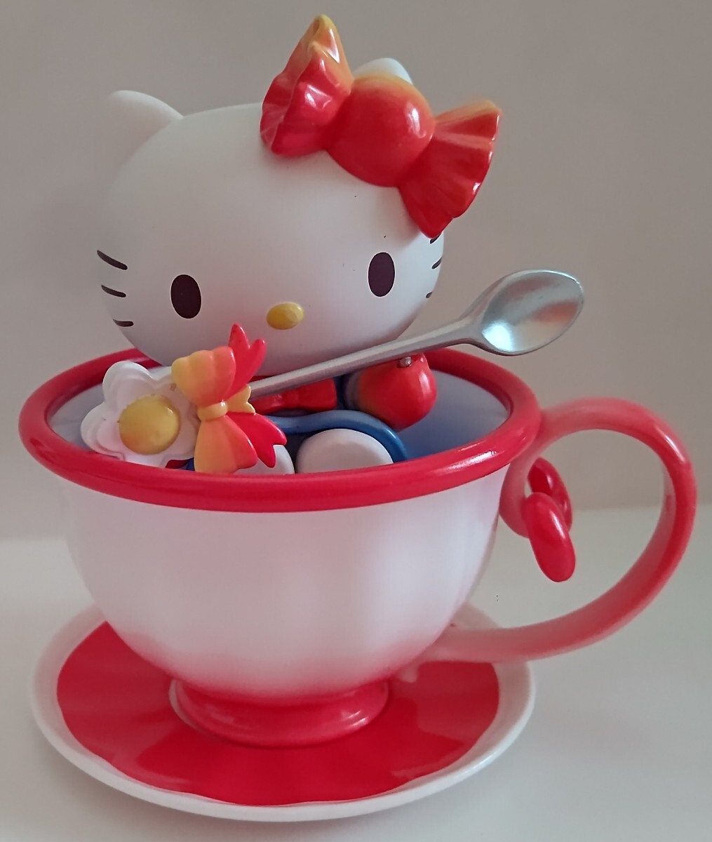 ハローキティHELLO KITTY/サンリオ☆海外製品☆elfシリーズ/ティーカップフィギュア☆未使用☆元箱あり_画像1