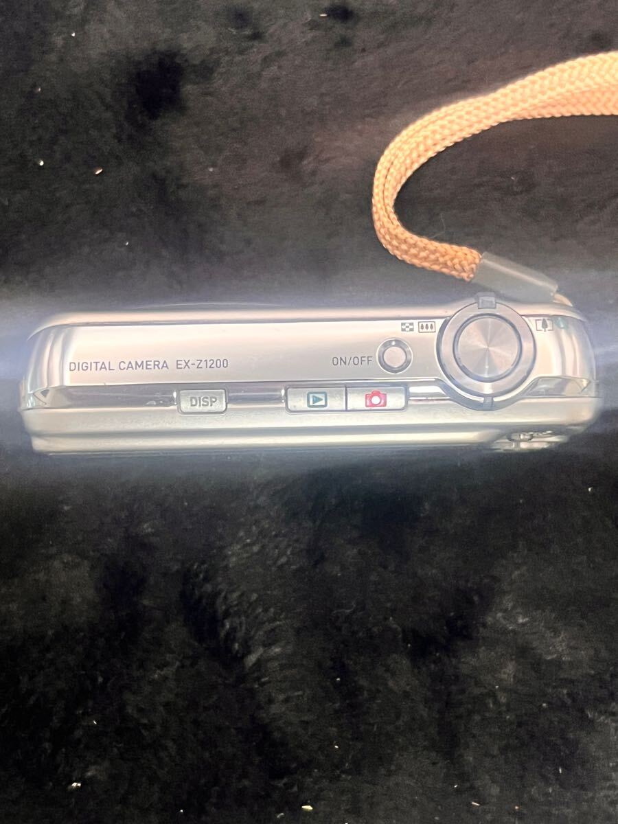 D1074 CASIO EXILIM EX-Z1200 シルバー _画像4