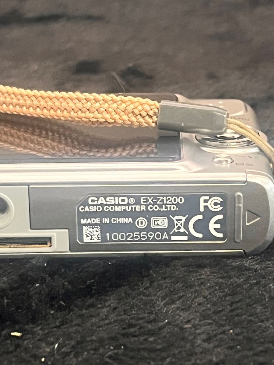 D1074 CASIO EXILIM EX-Z1200 シルバー _画像6