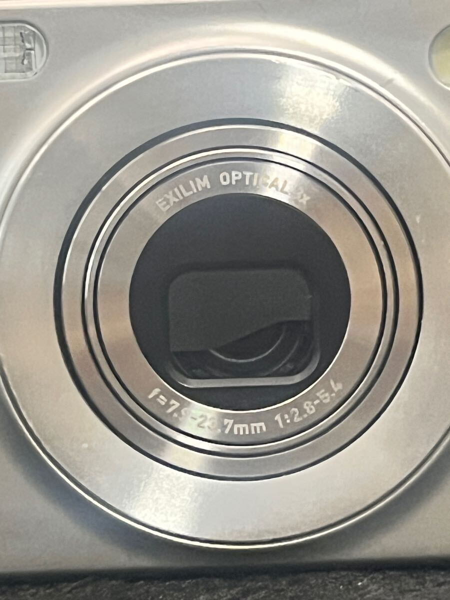 D1074 CASIO EXILIM EX-Z1200 シルバー _画像7