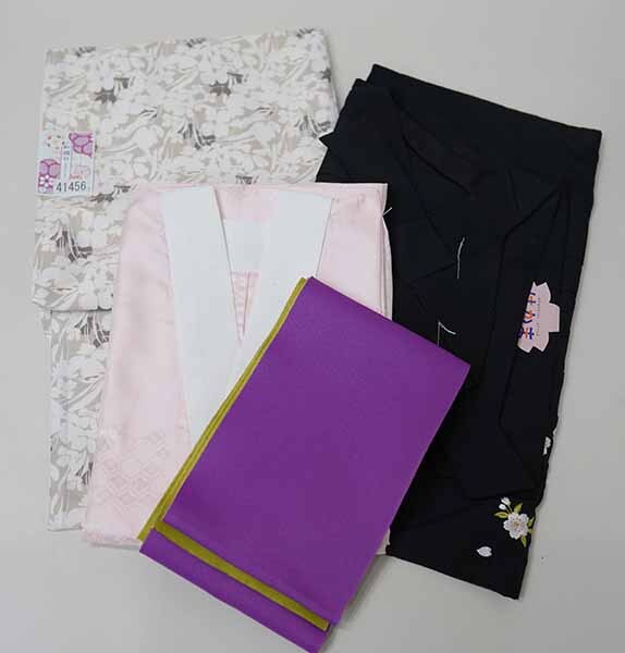  2 сяку рукав кимоно hakama полный комплект Junior для . исправление 135cm~150cm мелкий рисунок рисунок мир . день бежевый hakama модификация возможность церемония окончания новый товар ( АО ) дешево рисовое поле магазин NO41456-02