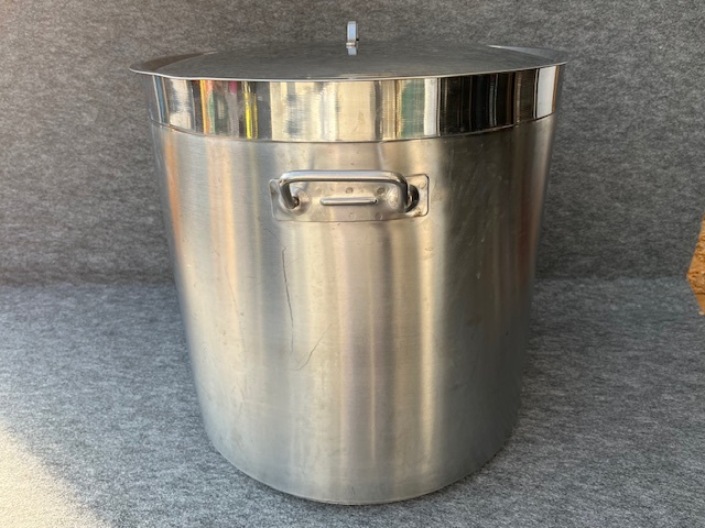 送料込＞業務用 ステンレス18-10 寸胴鍋 50cm 大型 蓋付き 両手