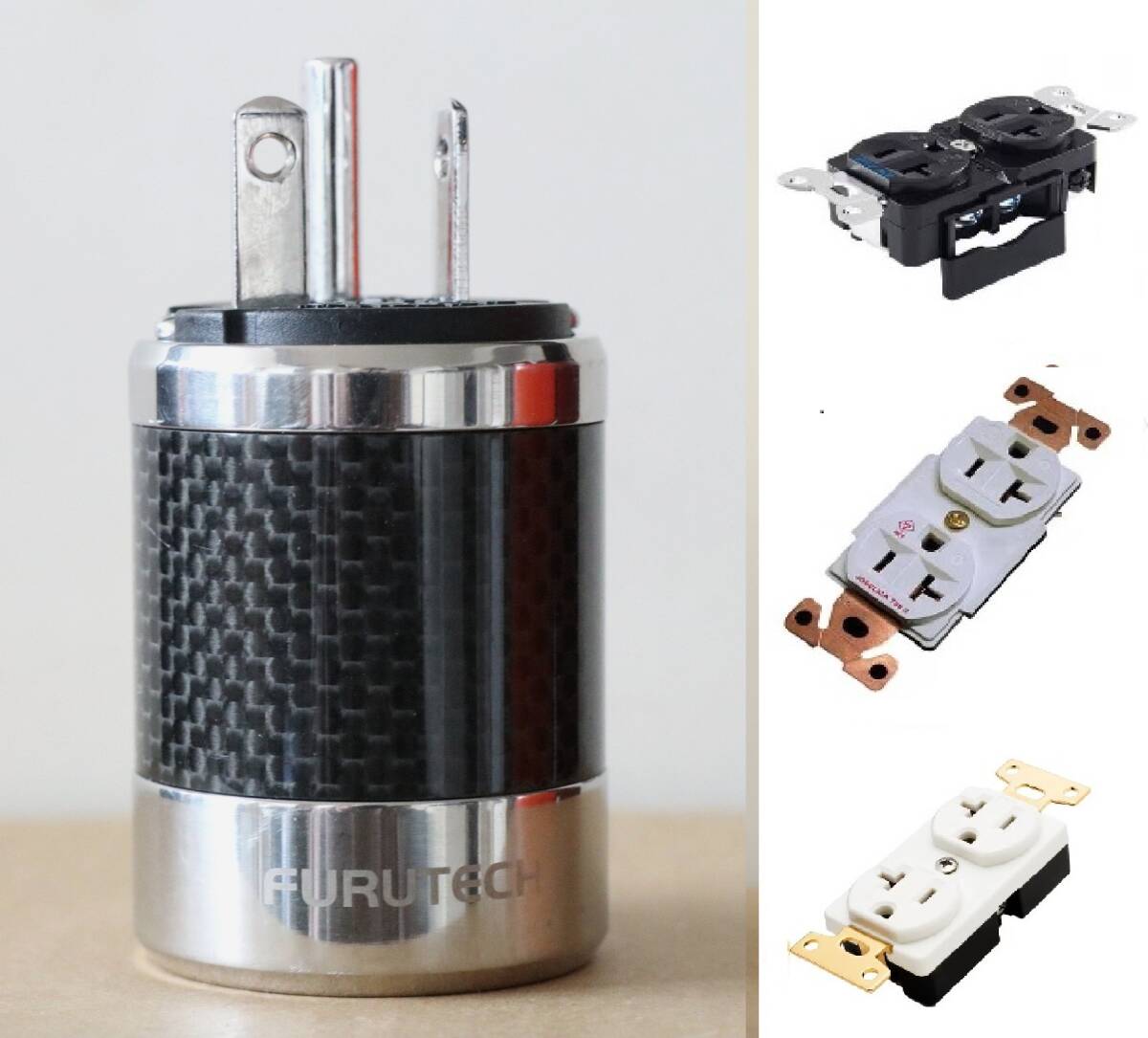 Furutech ■ FI-52M(R) ■電源プラグ ■ロジウムメッキ仕様 (6)