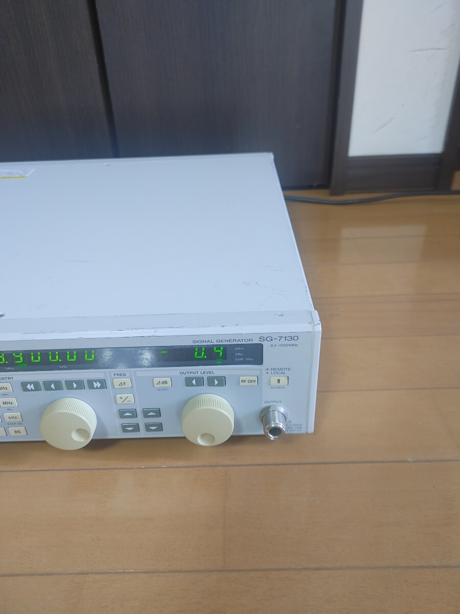 TEXIO/KENWOOD 標準信号発生器 SG-7130 KENWOOD ケンウッド SIGNAL GENERATOR SG-7130 標準信号発生器