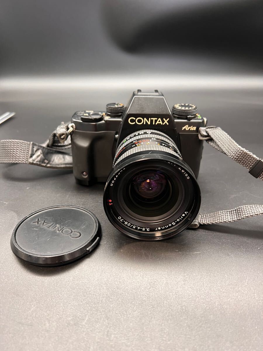 【G315】CONTAX Aria DATA BACK D-9 コンタックス CONTAX コンタックス バリオゾナー 28-70mm F3.5-4.5 動作確認済みの正常品です ヤシカ・コンタックス