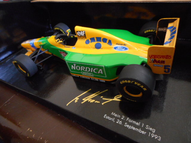 1/18 ミニチャンプス F1 ベネトン フォード B193 B シューマッハ 1/18 ミニチャンプス F1 ベネトン フォード B193 B シューマッハ