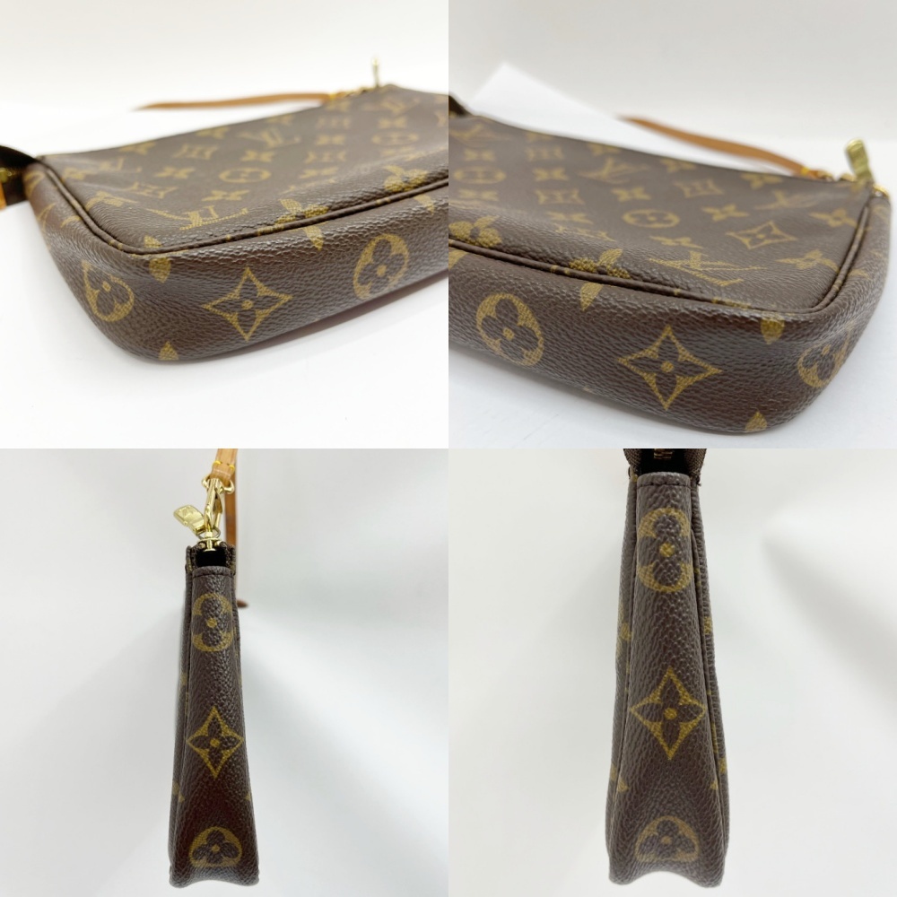 ** LOUIS VUITTON Louis Vuitton аксессуары сумка небольшая сумочка * аксессуары sowa-ru монограмма M51980 Brown немного царапина . загрязнения есть 