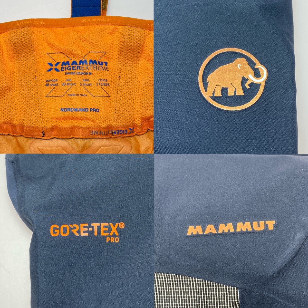 MAMMUT マムート スキーウェア(パンツ) 未使用品(S) ブラック 未 MAMMUT マムート スキーウェア(パンツ) 未使用品(S) ブラック 未