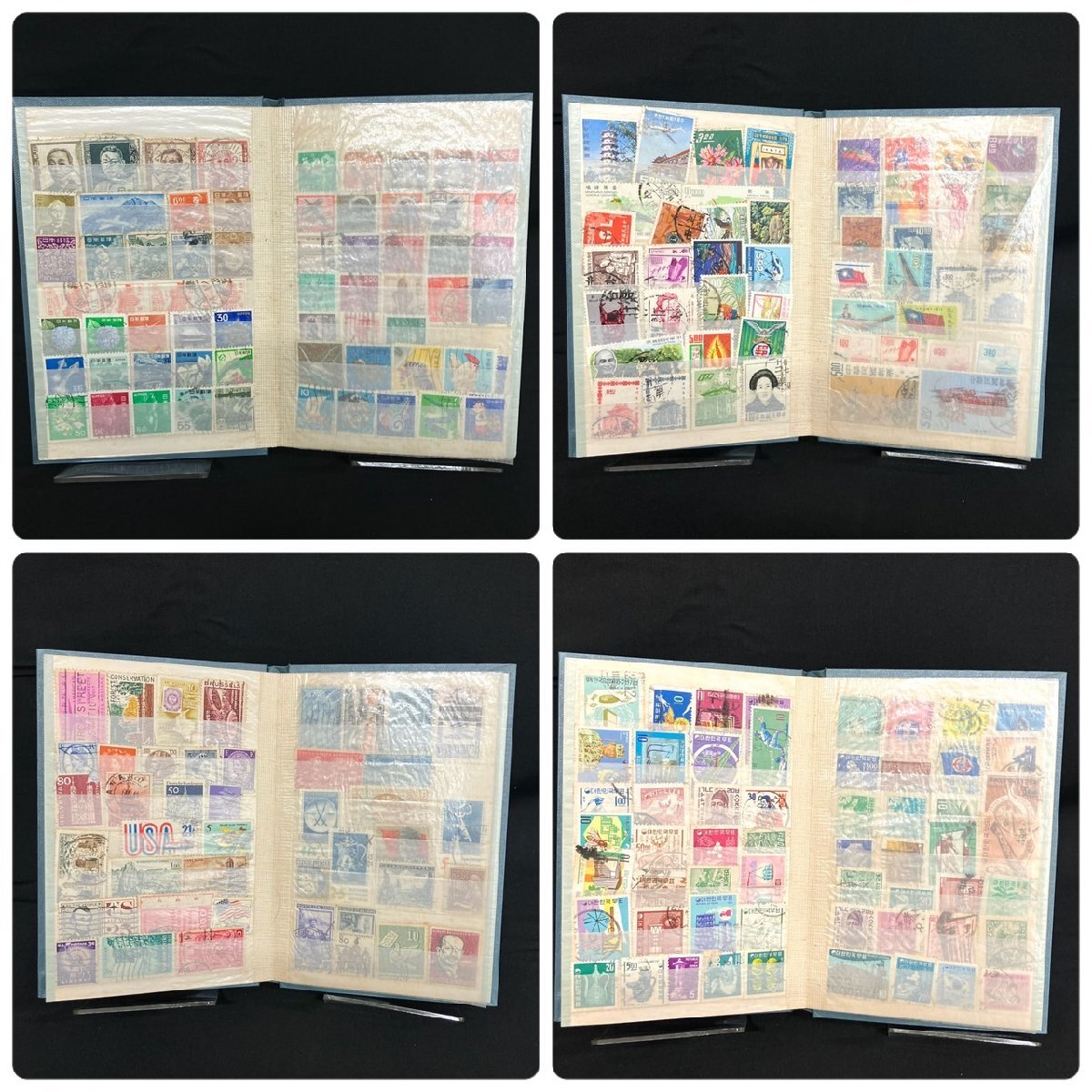 配送員設置 日本/海外/外国 記念 ほぼ使用済 未使用あり 切手おまとめ6冊 コレクション