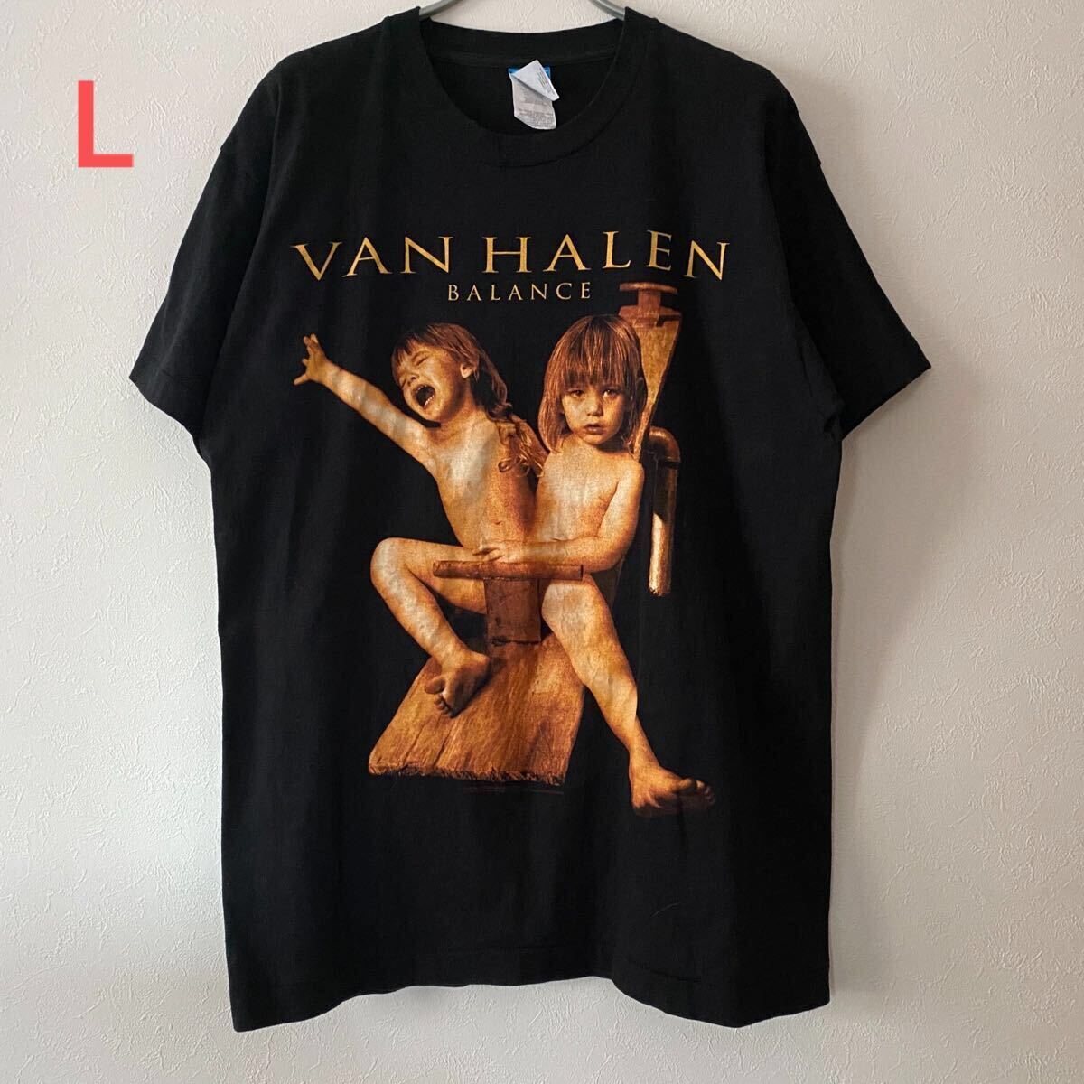 古着 90s Van Halen Balance Tour Tee L Black 1995 ヴァン 古着 90s Van Halen Balance Tour Tee L Black 1995 ヴァン