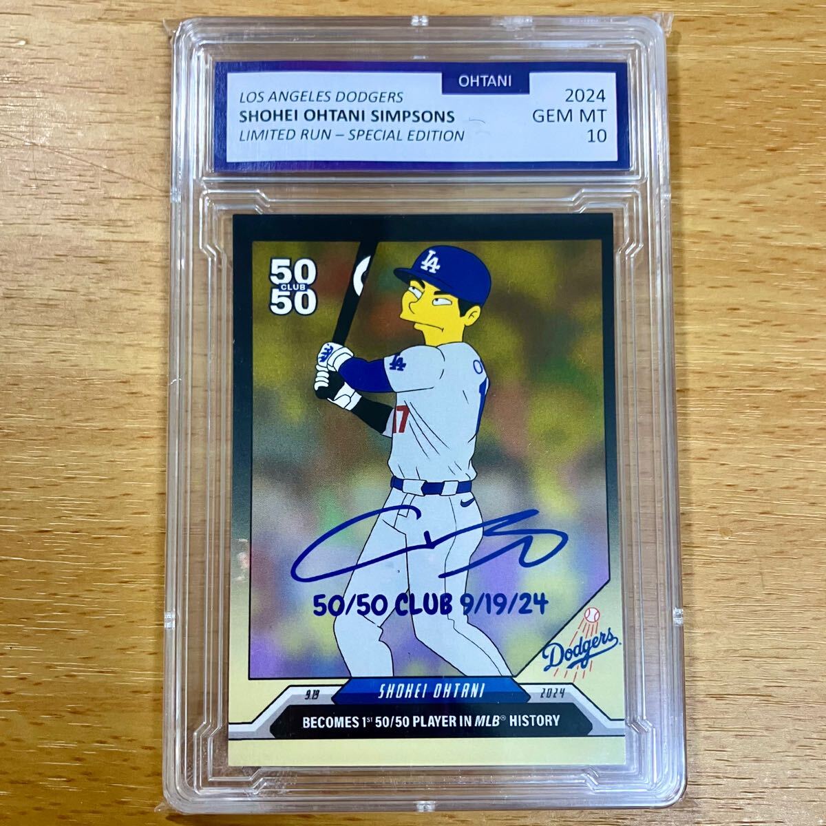 大谷翔平2024 “The Simpsons” 50-50記念【GEM MT10】-Topps–日本 大谷翔平2024 “The Simpsons” 50-50記念【GEM MT10】-Topps–日本