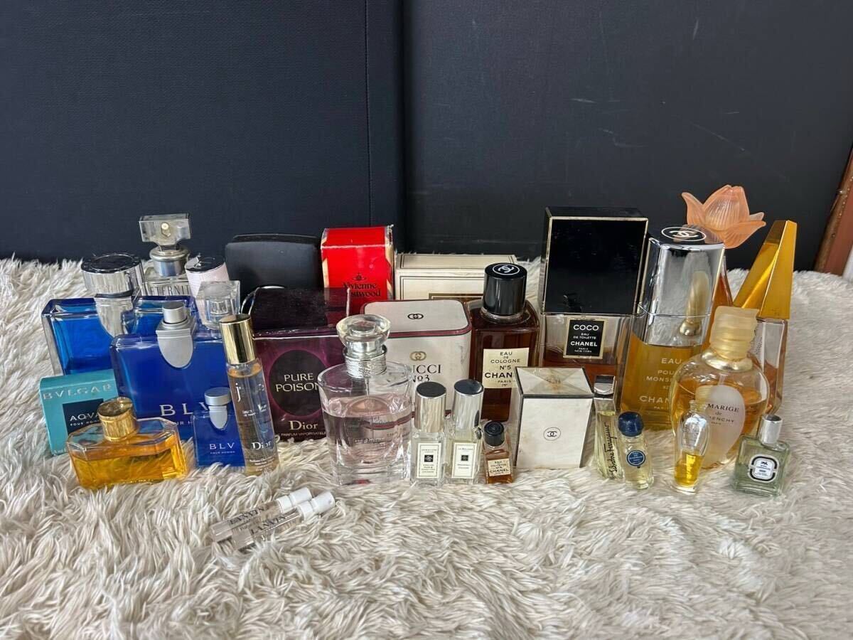 1円スタート!】香水まとめ CHANEL BVLGARI Dior GIVENCHY GUCCI 1円スタート!】香水まとめ CHANEL BVLGARI Dior GIVENCHY GUCCI
