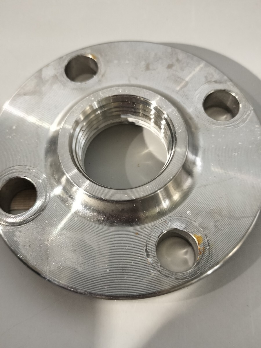 ステンレスフランジ、sus f304 5k 25 sh190029-1、中古_画像1