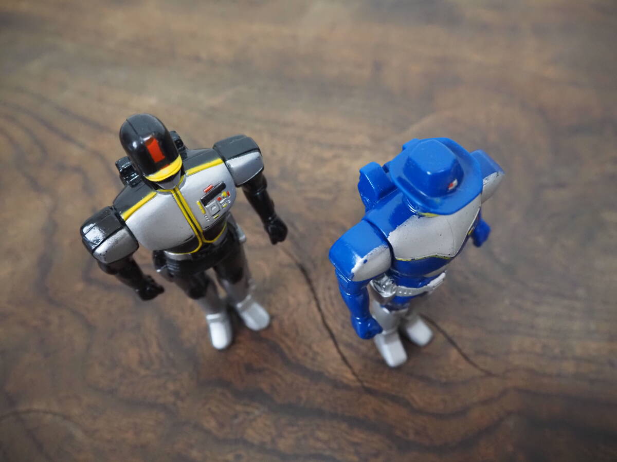 当時物 バンダイ BANDAI ソフビ2体 星銃士ビスマルク リチャード・ランスロット ビル・ウィルコックス 1984年 フィギュア 12cm_画像8