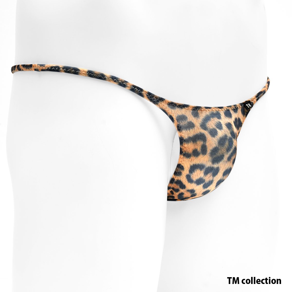 335031-63 TM COLLECTION YKS Variety of patterns ハギナシシャープ Tバック ビキニ 下着 パンツ メンズ(レオパード豹 ブラウン茶) L_画像4