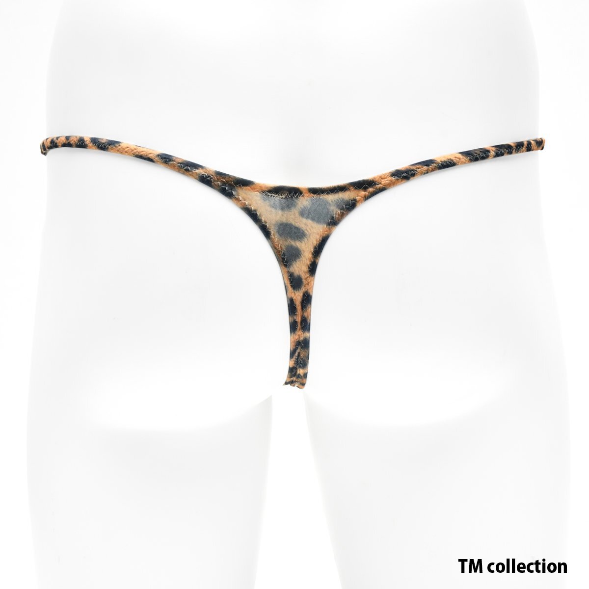 335031-63 TM COLLECTION YKS Variety of patterns ハギナシシャープ Tバック ビキニ 下着 パンツ メンズ(レオパード豹 ブラウン茶) L_画像3